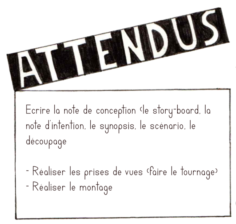 dessin clap cinéma : attendus