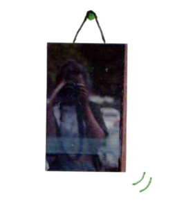 photo dans un miroir de Léa Fernandez