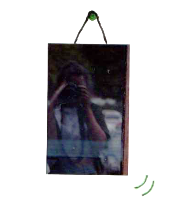 photo dans un miroir de Léa Fernandez